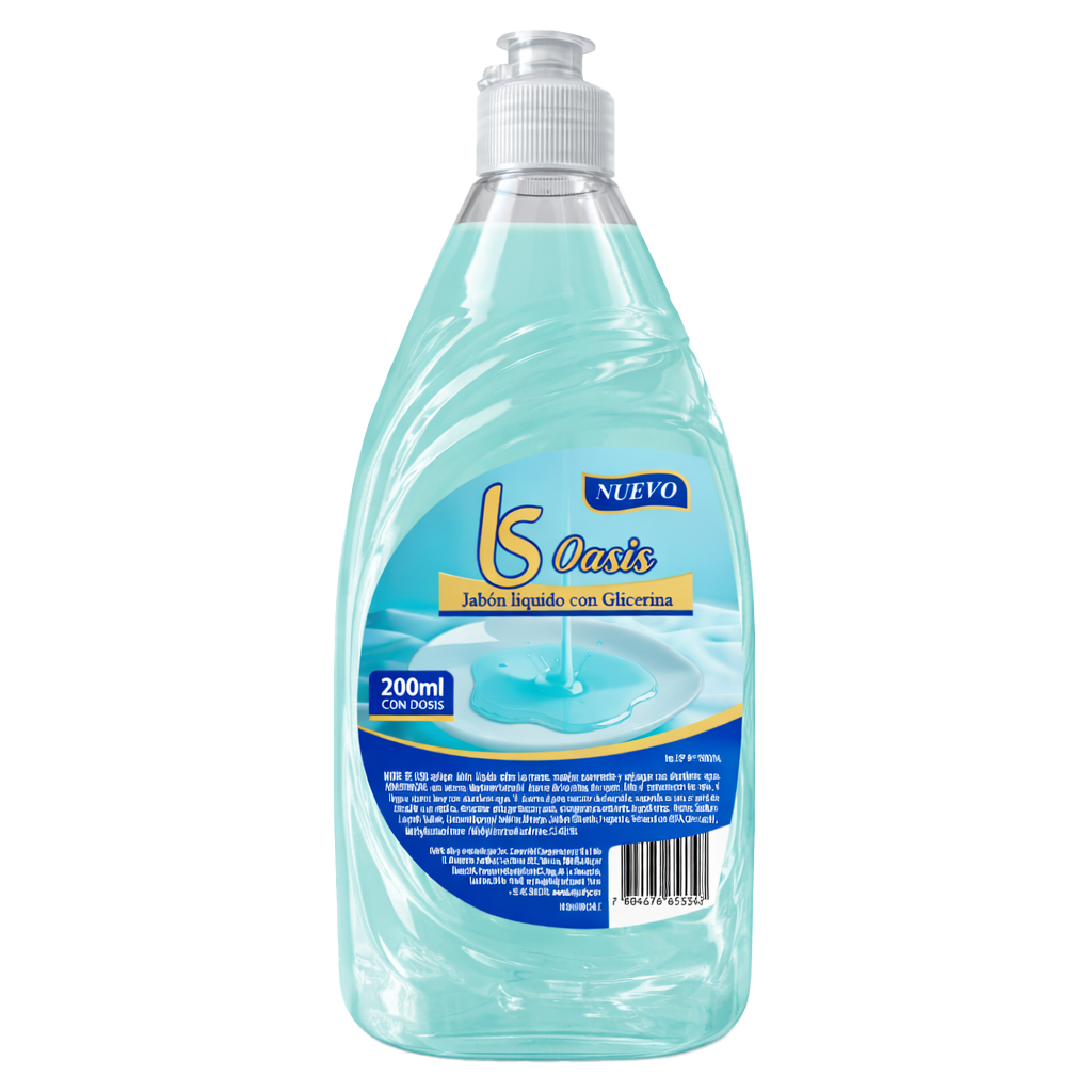 Jabón líquido L&S Oasis de 200 ml