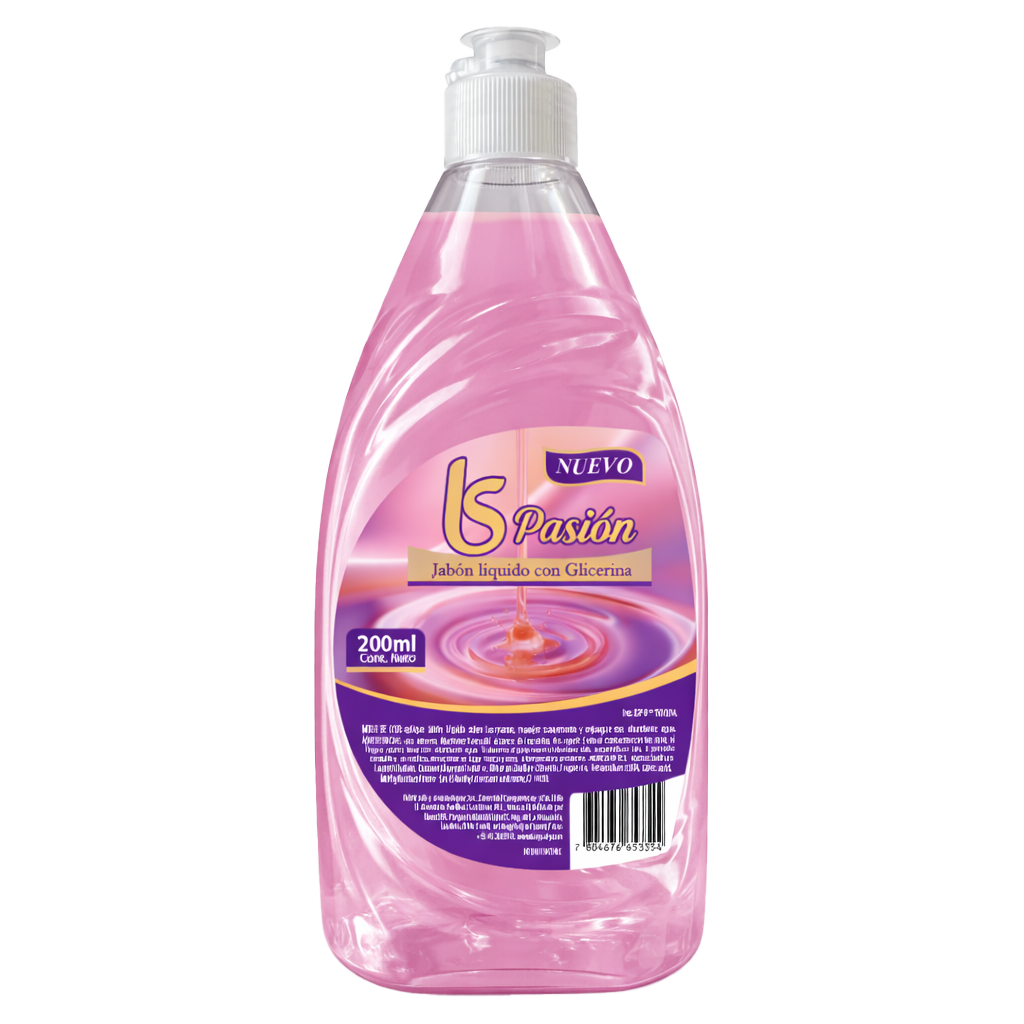 Jabón líquido L&S Pasión de 200 ml